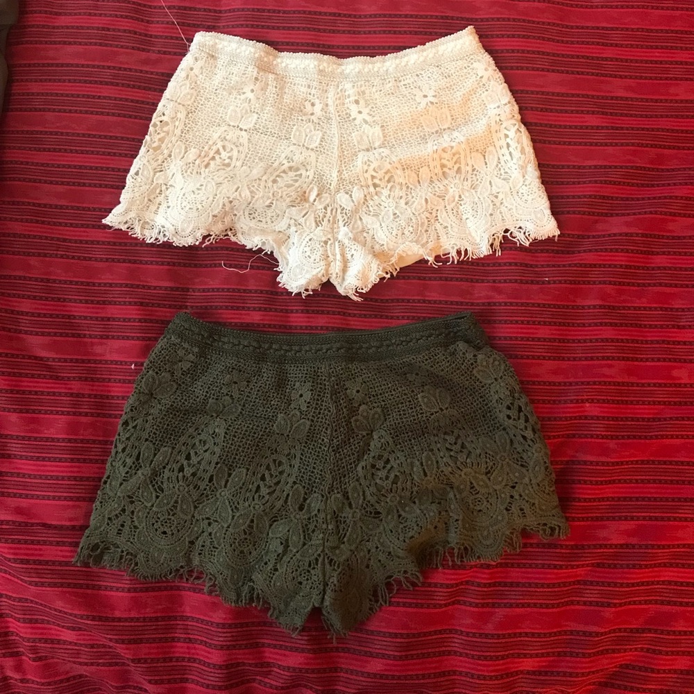 Frayed shorts